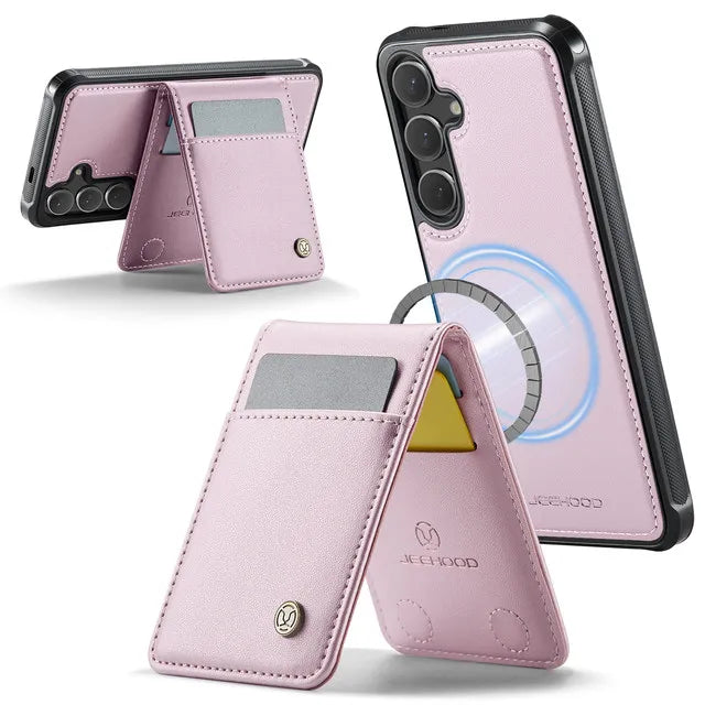 Magnetic Wallet Case Samsung Galaxy