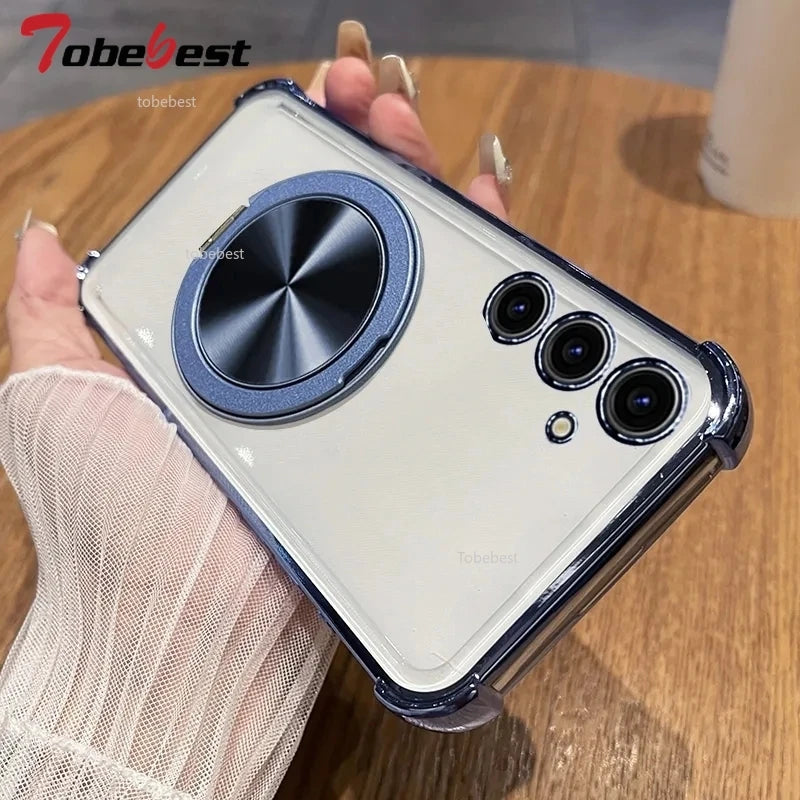 Magnetic Stand Shockproof Galaxy Case