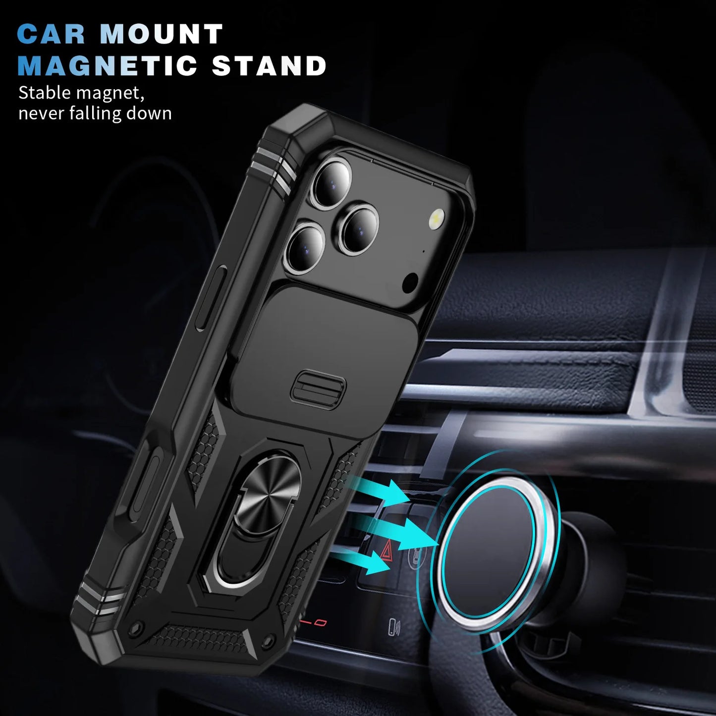 Rugged Swivel Kickstand iPhone Case
