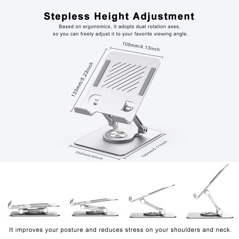Adjustable VESA Tablet Desk Stand