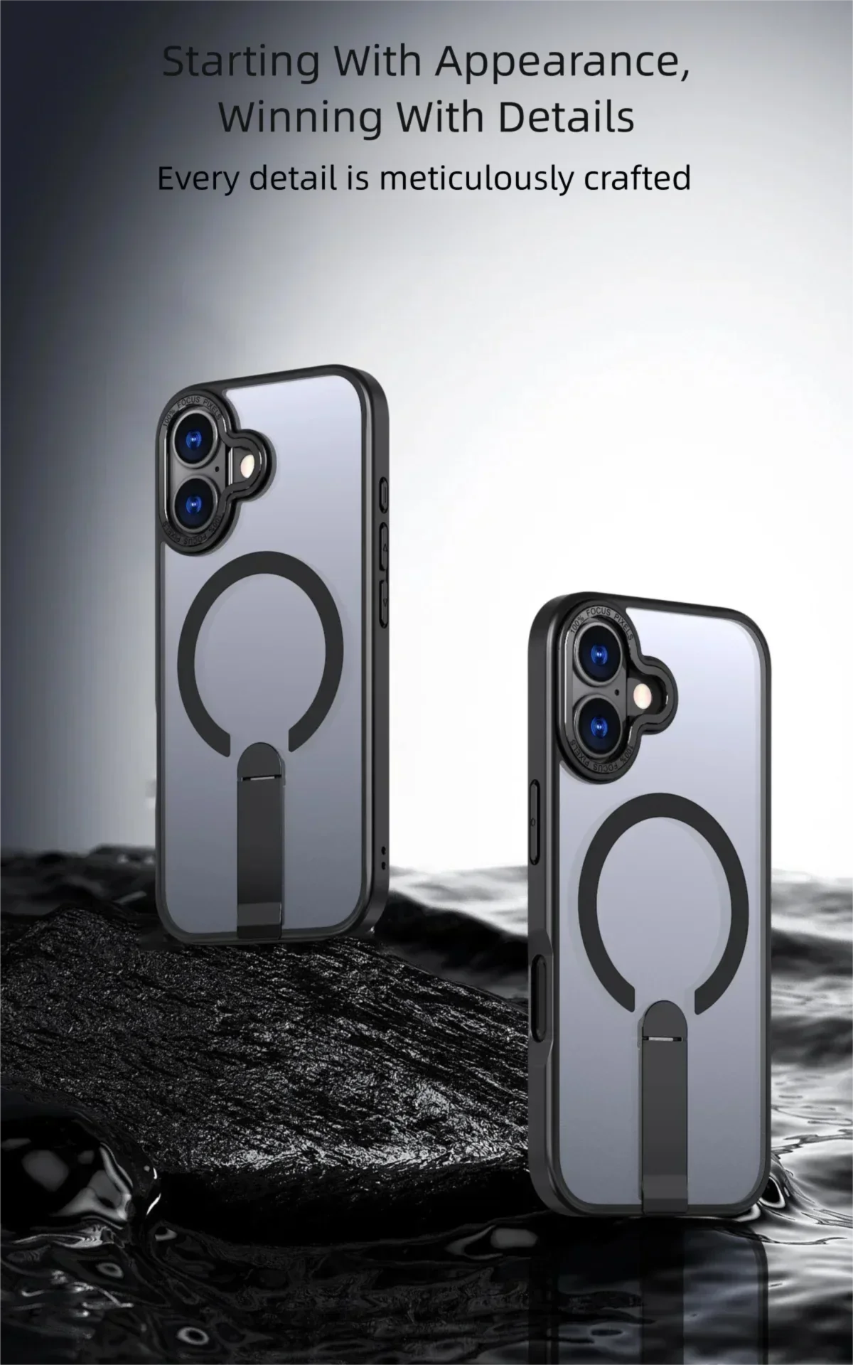 MagSafe Stand Clear & Matte iPhone Case