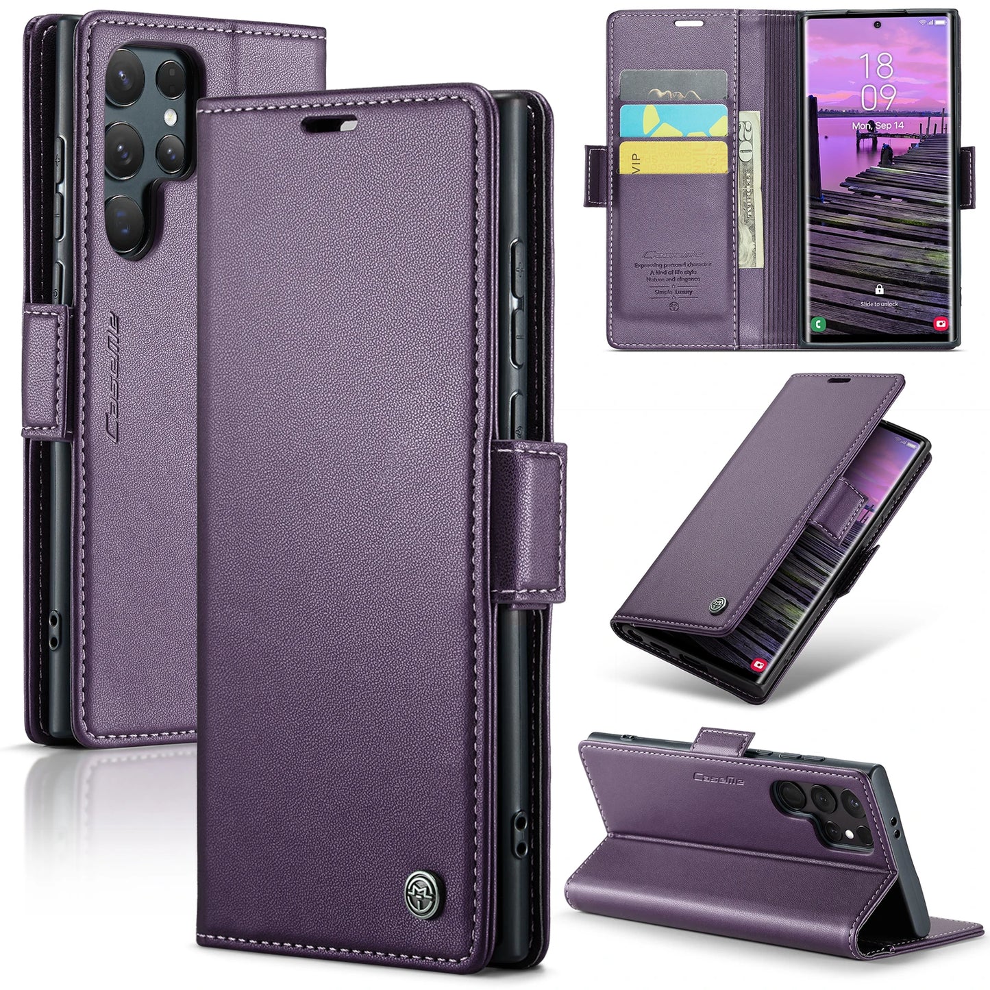 CaseMe RFID Wallet Case for Galaxy