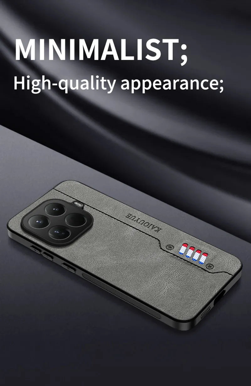 PU Leather Shield Xiaomi 15T Pro Case