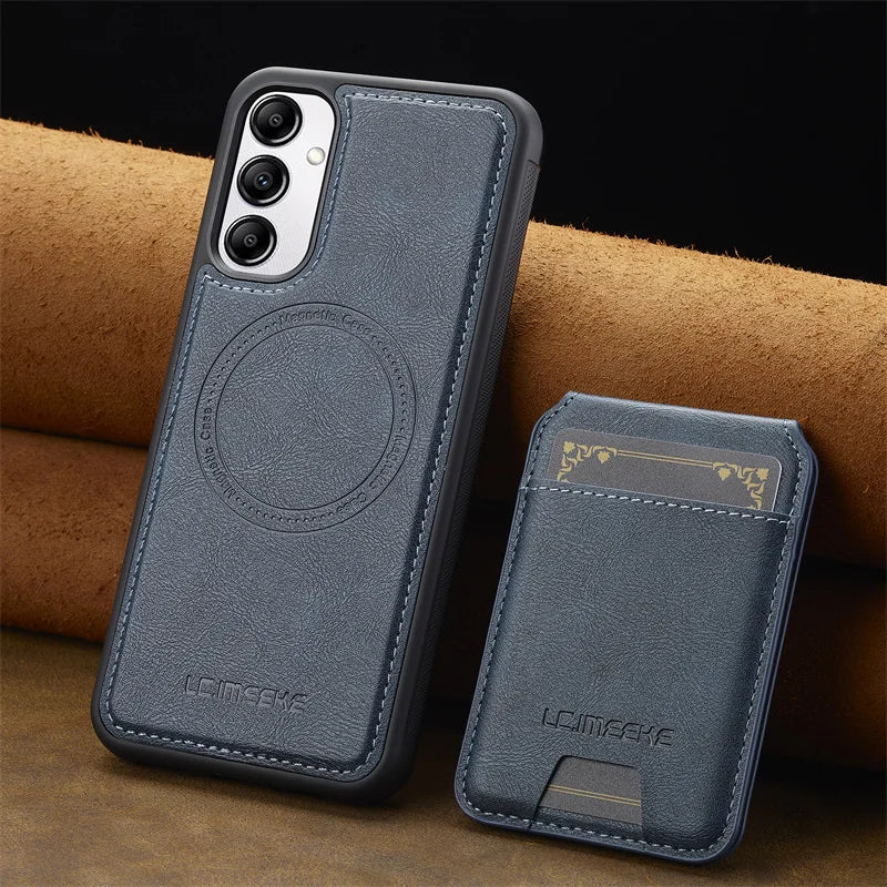 MagSafe Leather Card Holder Case Samsung