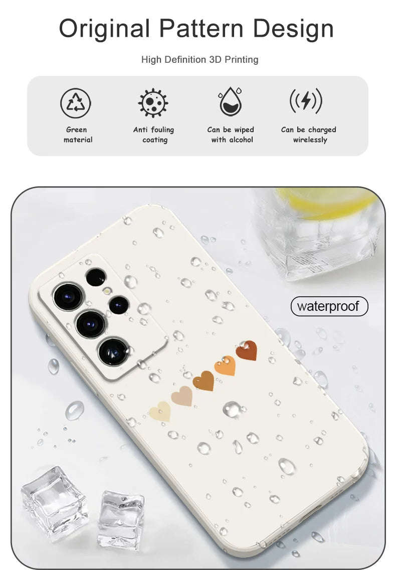 Gradient Heart Case for Samsung Galaxy