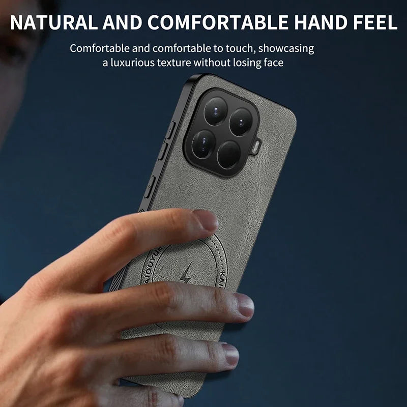 Magnetic Leather Shockproof Case Xiaomi